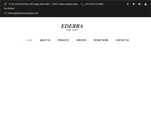 Tablet Screenshot of ederrahomestudio.com
